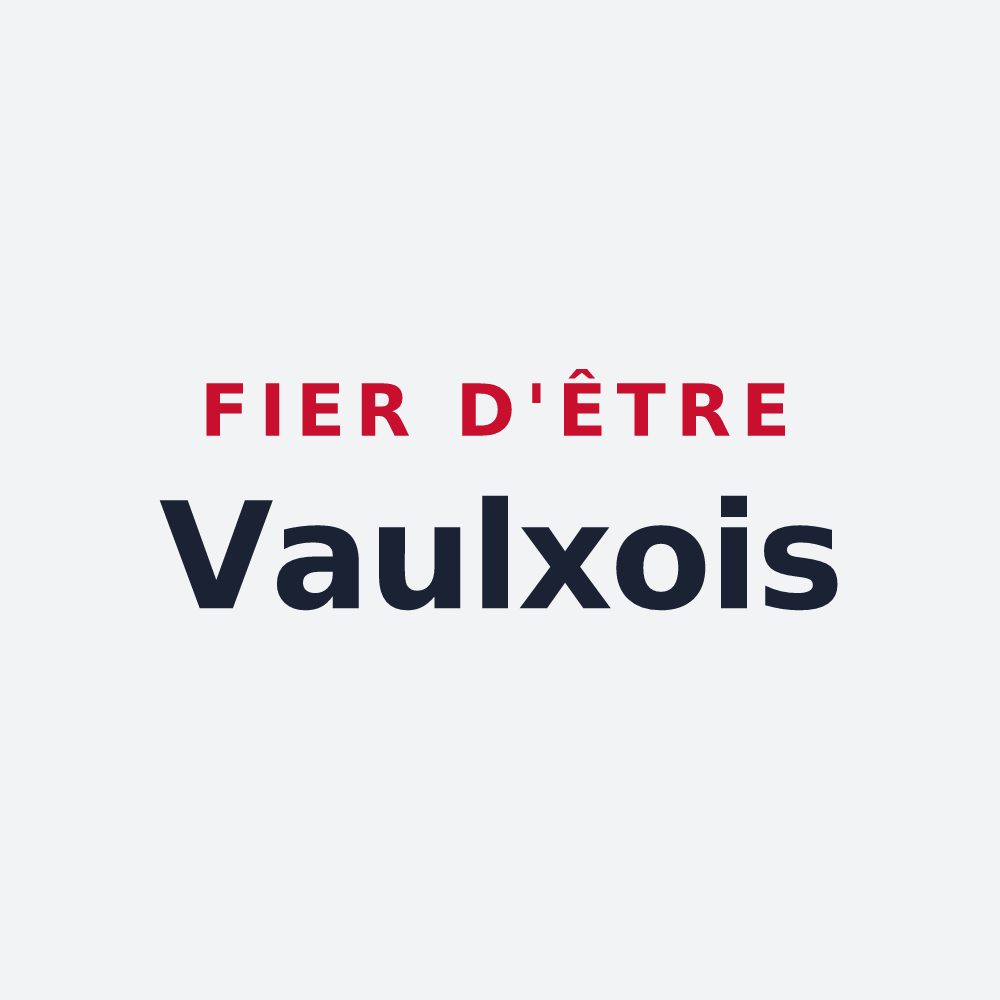 Poster « Fier d'être Vaulxois » — design pour Vaulx