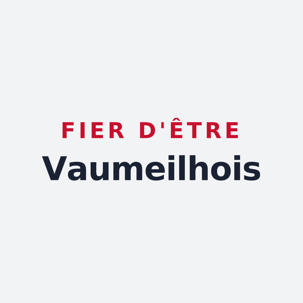 Poster « Fier d'être Vaumeilhois » — design pour Vaumeilh
