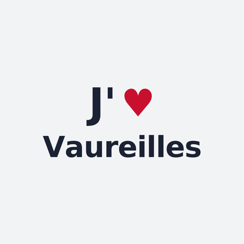 Poster personnalisé Vaureilles — design J'aime Vaureilles
