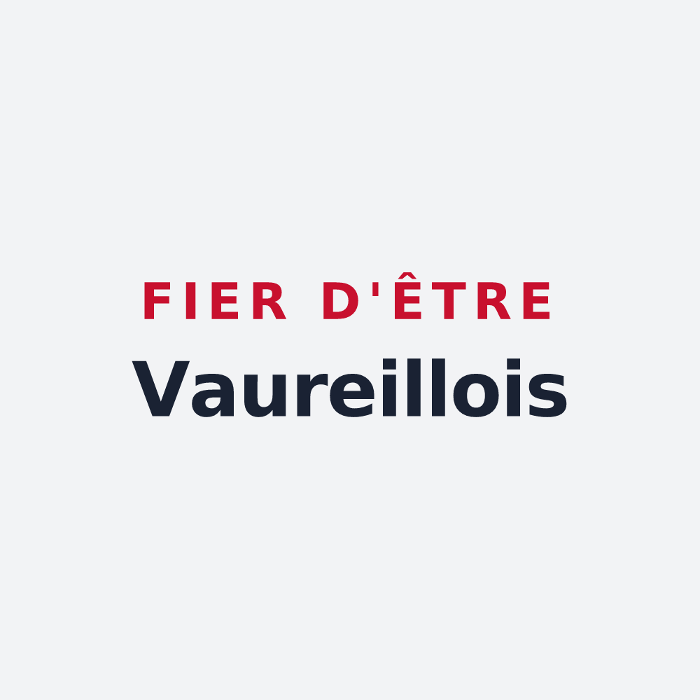 Poster « Fier d'être Vaureillois » — design pour Vaureilles
