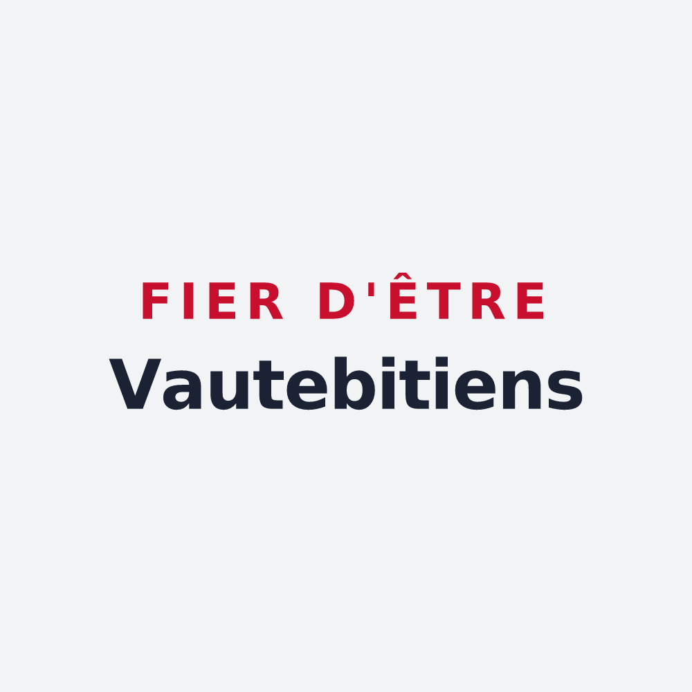 Poster « Fier d'être Vautebitiens » — design pour Vautebis