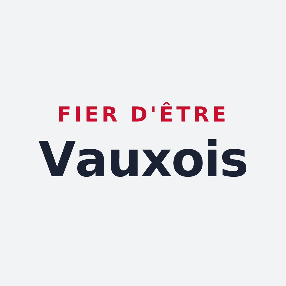 Poster « Fier d'être Vauxois » — design pour Vaux-Andigny