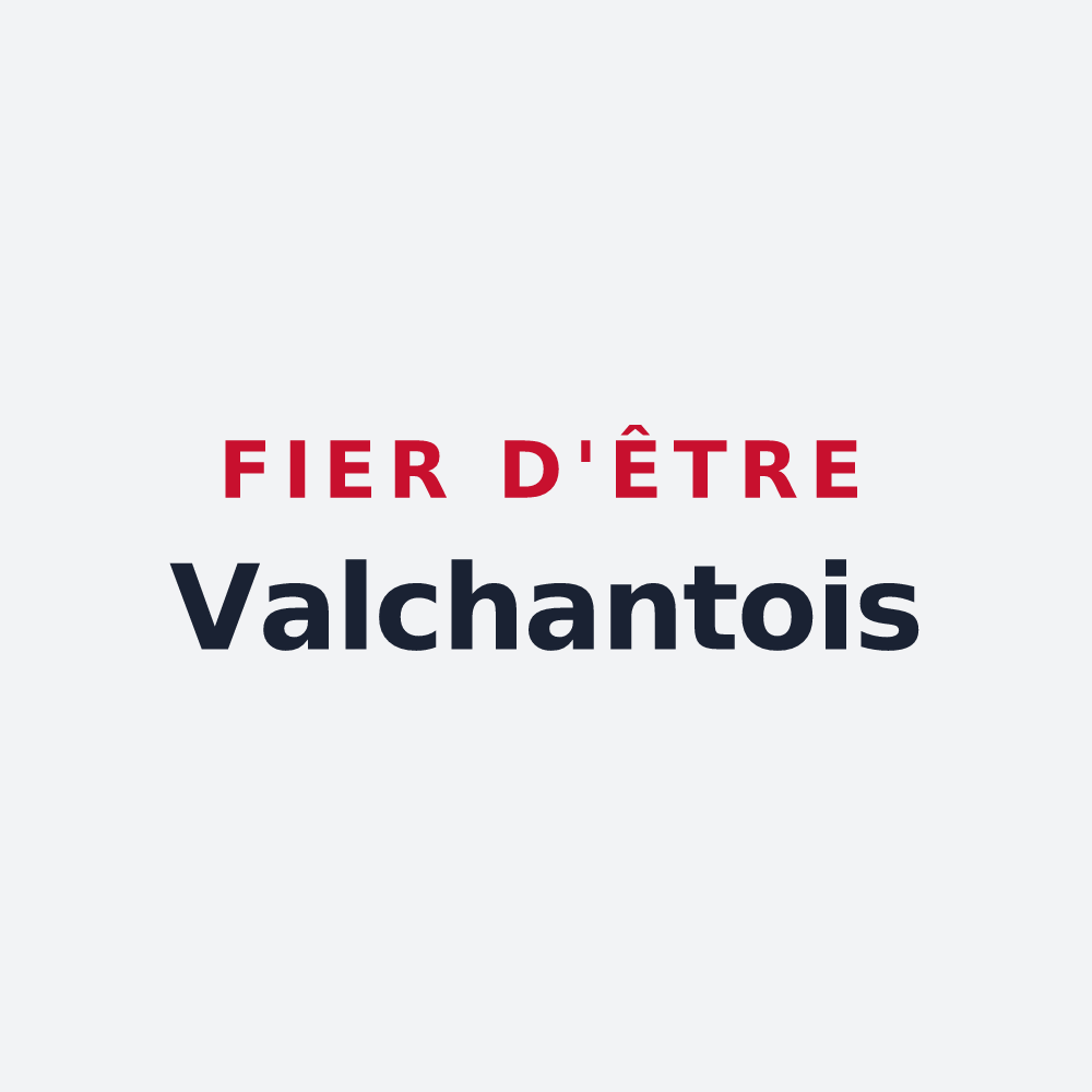 Poster « Fier d'être Valchantois » — design pour Vaux-et-Chantegrue