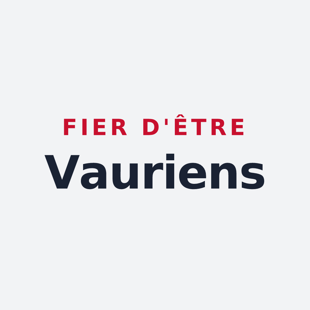 Poster « Fier d'être Vauriens » — design pour Vaux-lès-Mouron