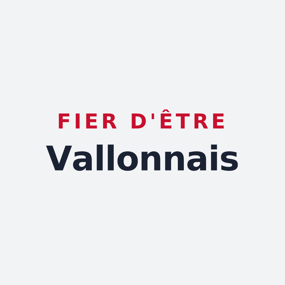 Poster « Fier d'être Vallonnais » — design pour Vaux-sur-Aure