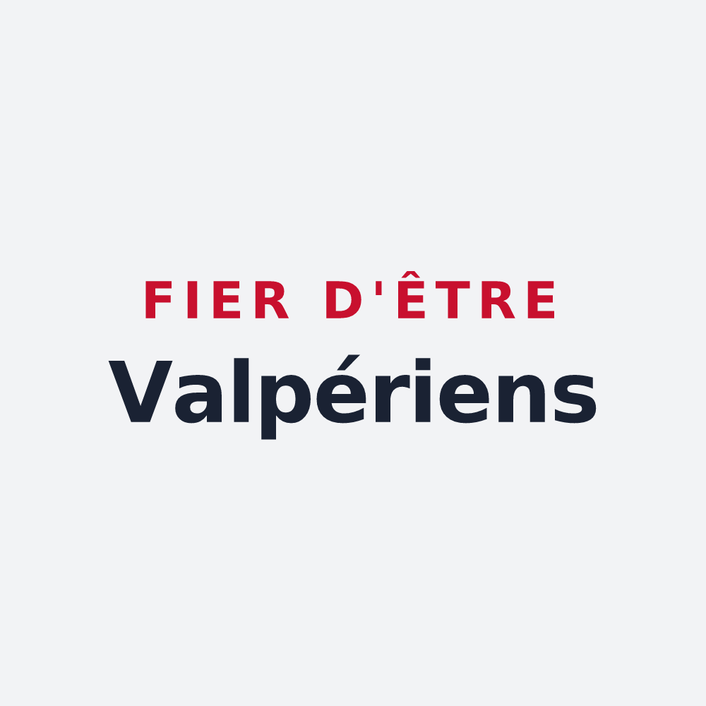 Poster « Fier d'être Valpériens » — design pour Vaux-sur-Blaise