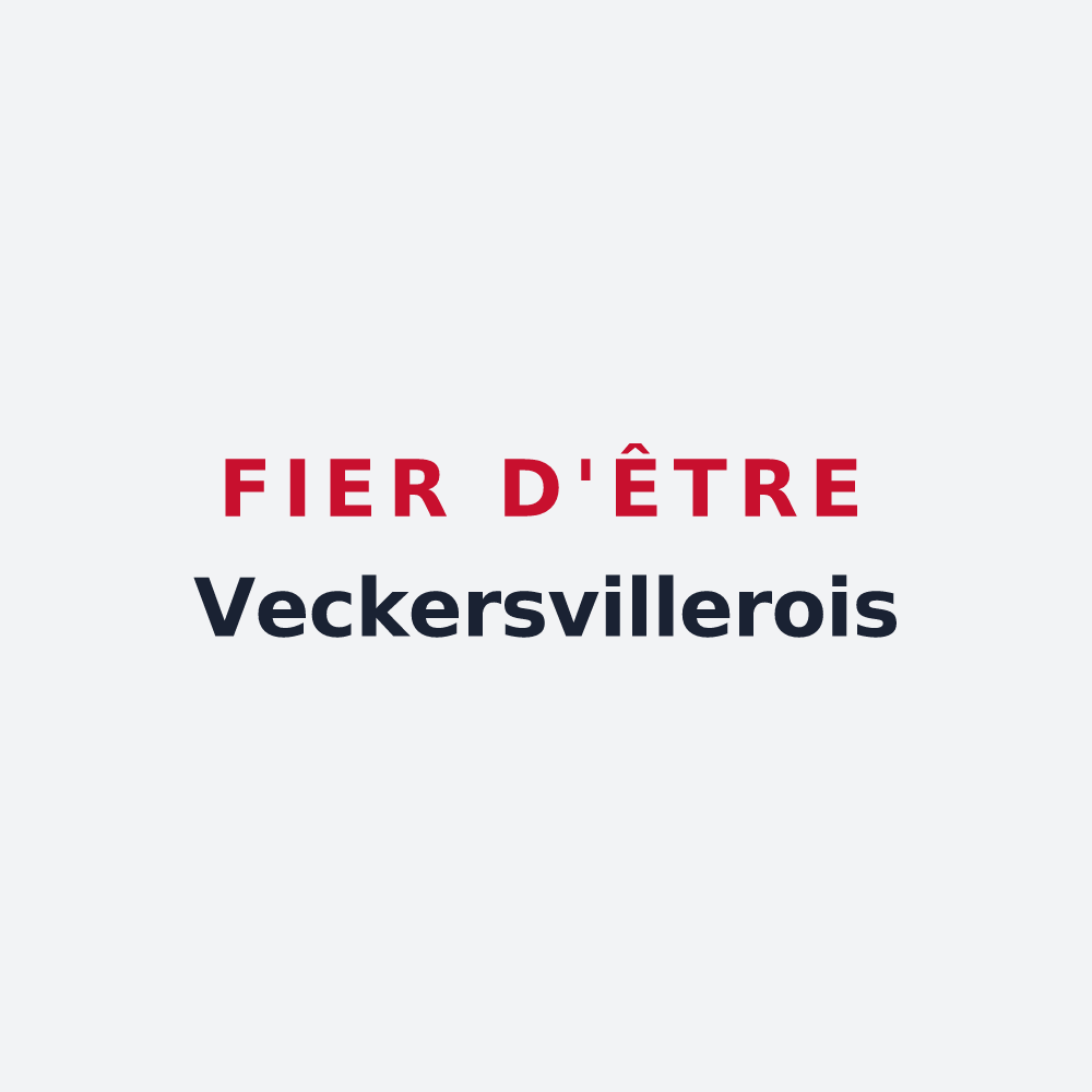 Poster « Fier d'être Veckersvillerois » — design pour Veckersviller