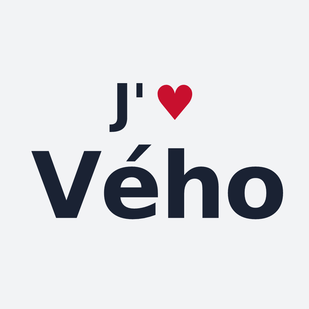 Poster personnalisé Vého — design J'aime Vého