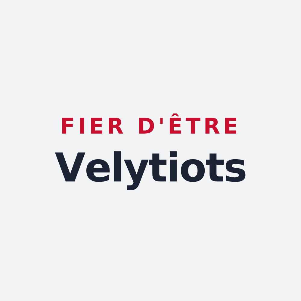 Poster « Fier d'être Velytiots » — design pour Vélye
