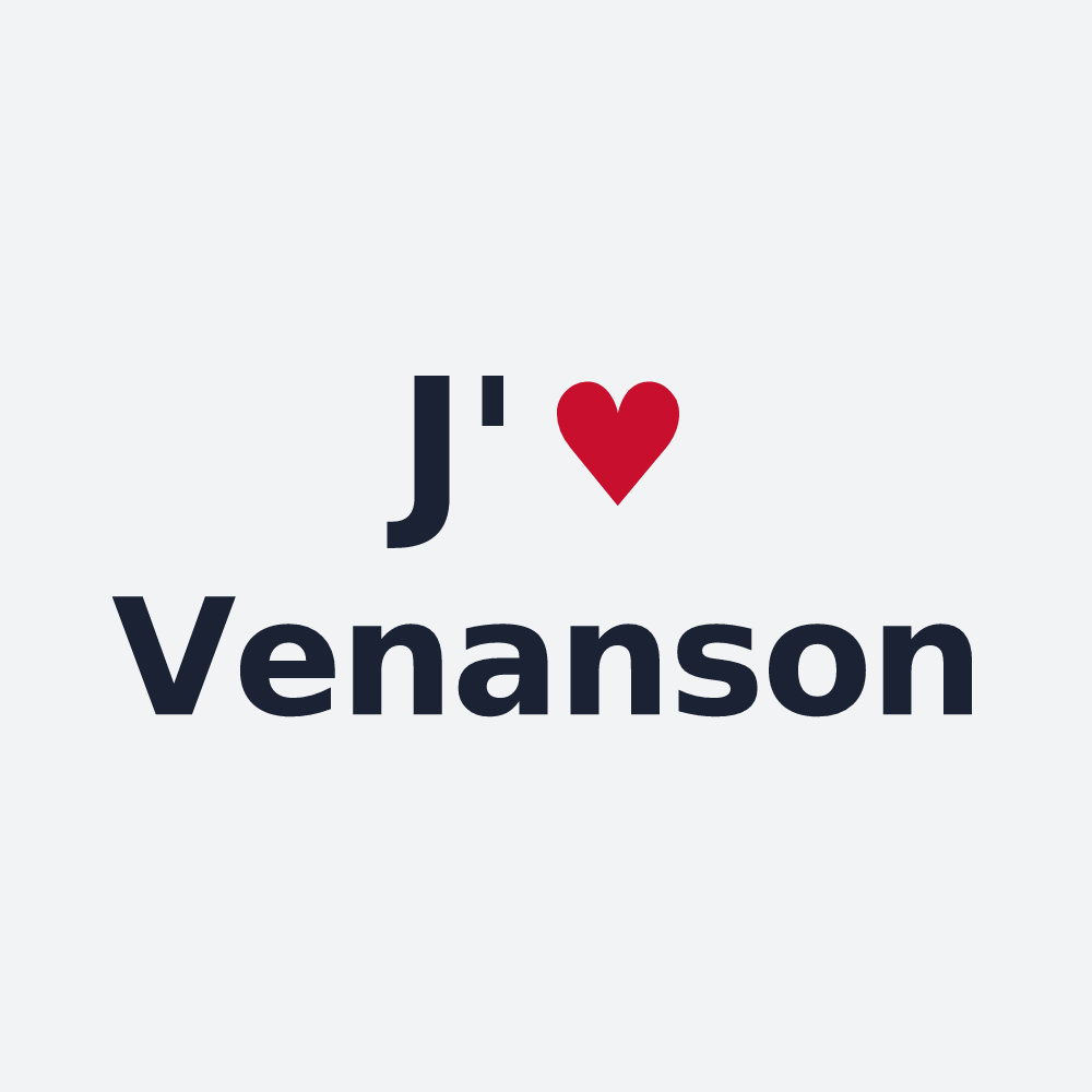 Poster personnalisé Venanson — design J'aime Venanson