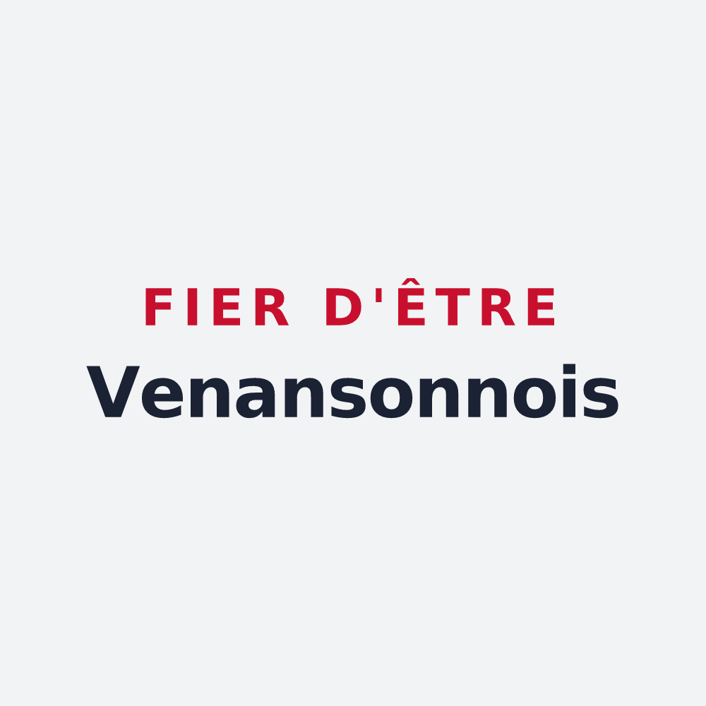 Poster « Fier d'être Venansonnois » — design pour Venanson