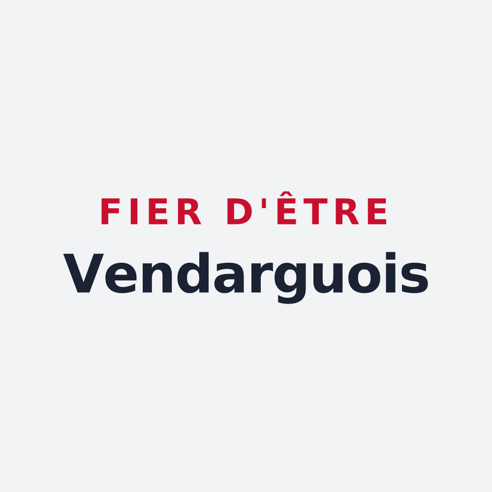 Poster « Fier d'être Vendarguois » — design pour Vendargues