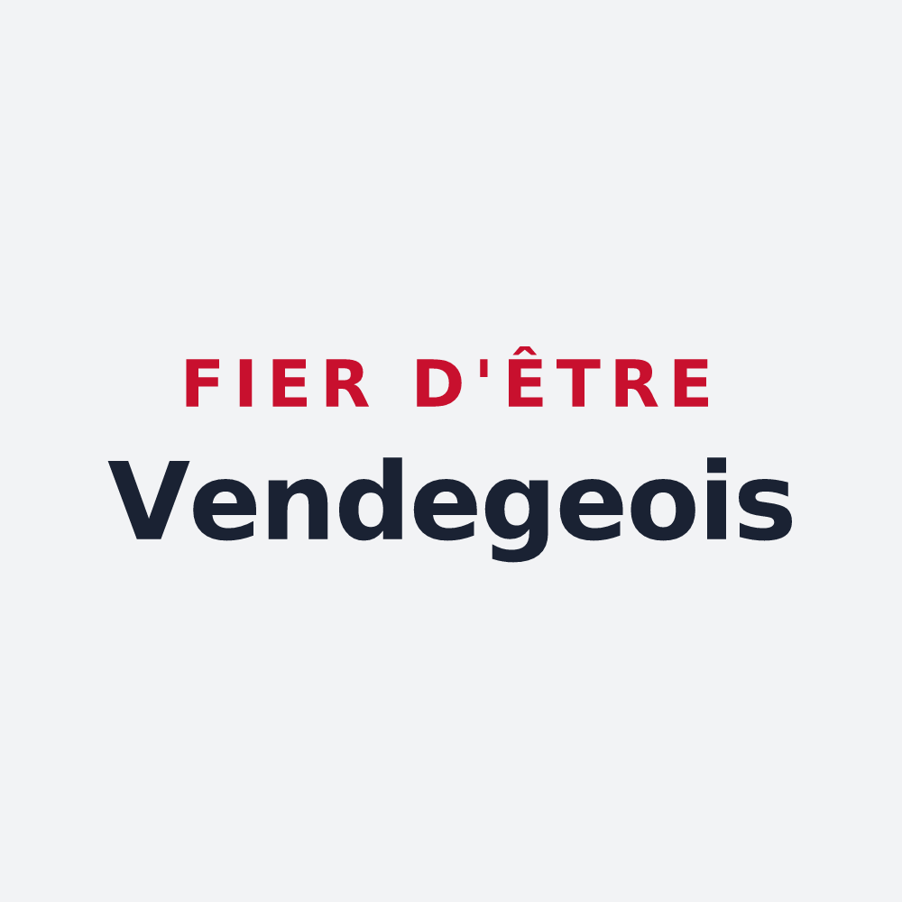Poster « Fier d'être Vendegeois » — design pour Vendegies-sur-Écaillon