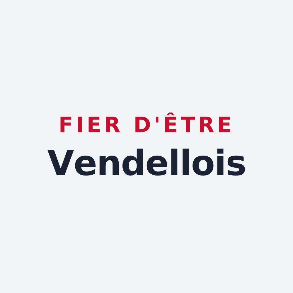 Poster « Fier d'être Vendellois » — design pour Vendelles
