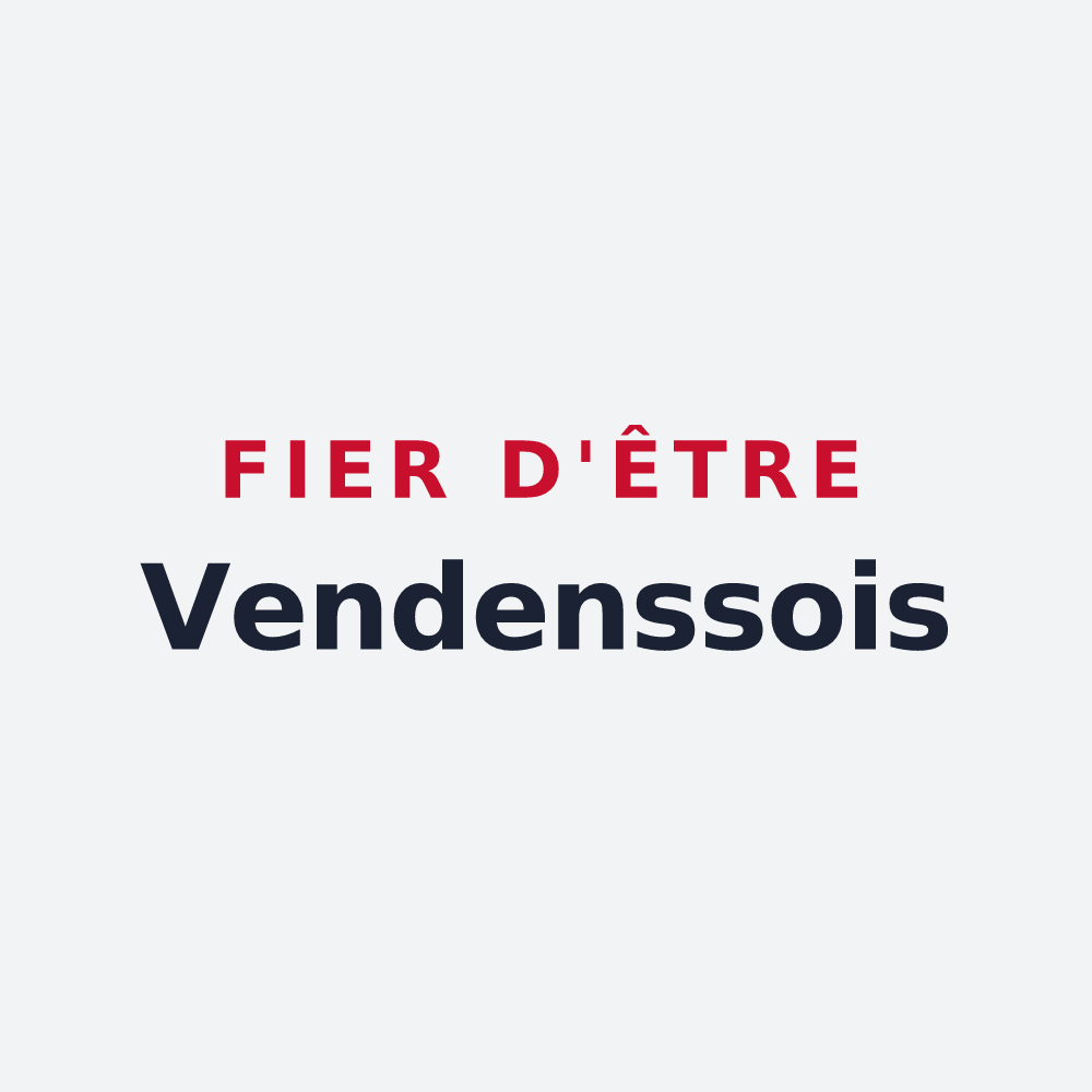 Poster « Fier d'être Vendenssois » — design pour Vendenesse-sur-Arroux