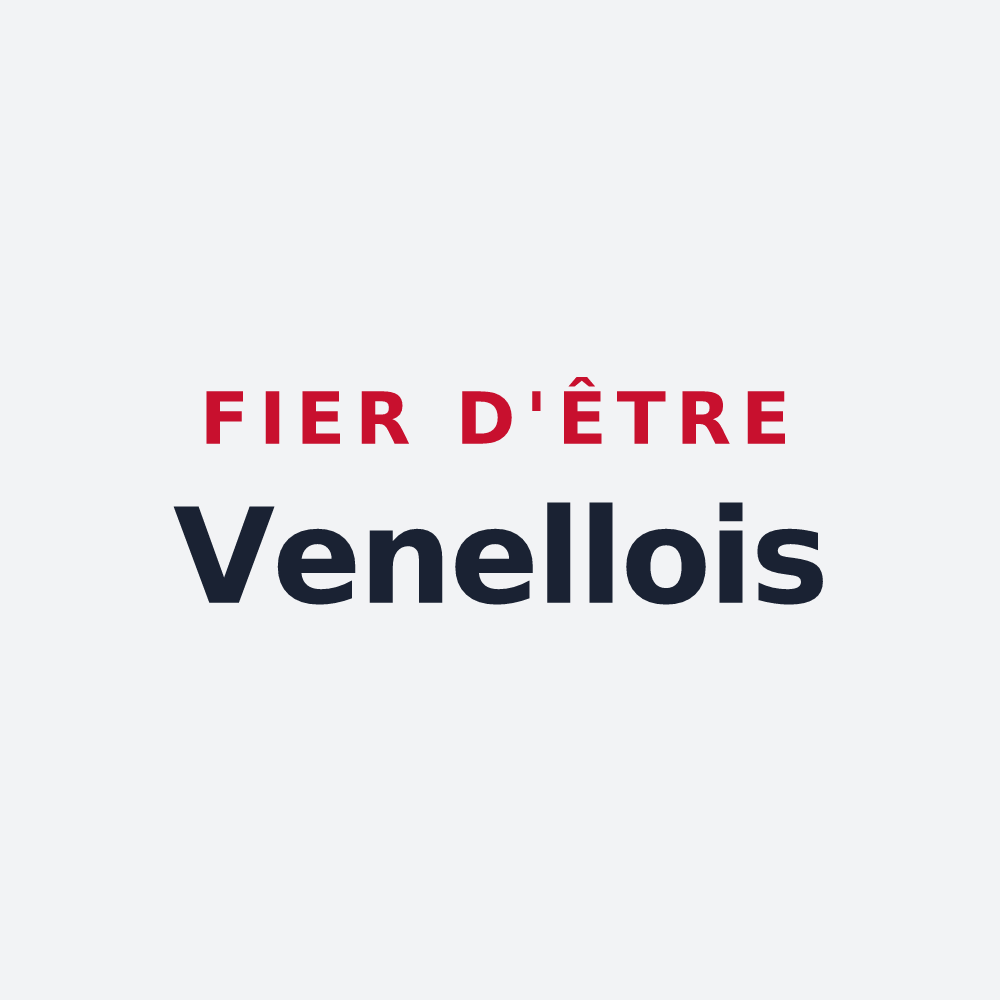Poster « Fier d'être Venellois » — design pour Venelles