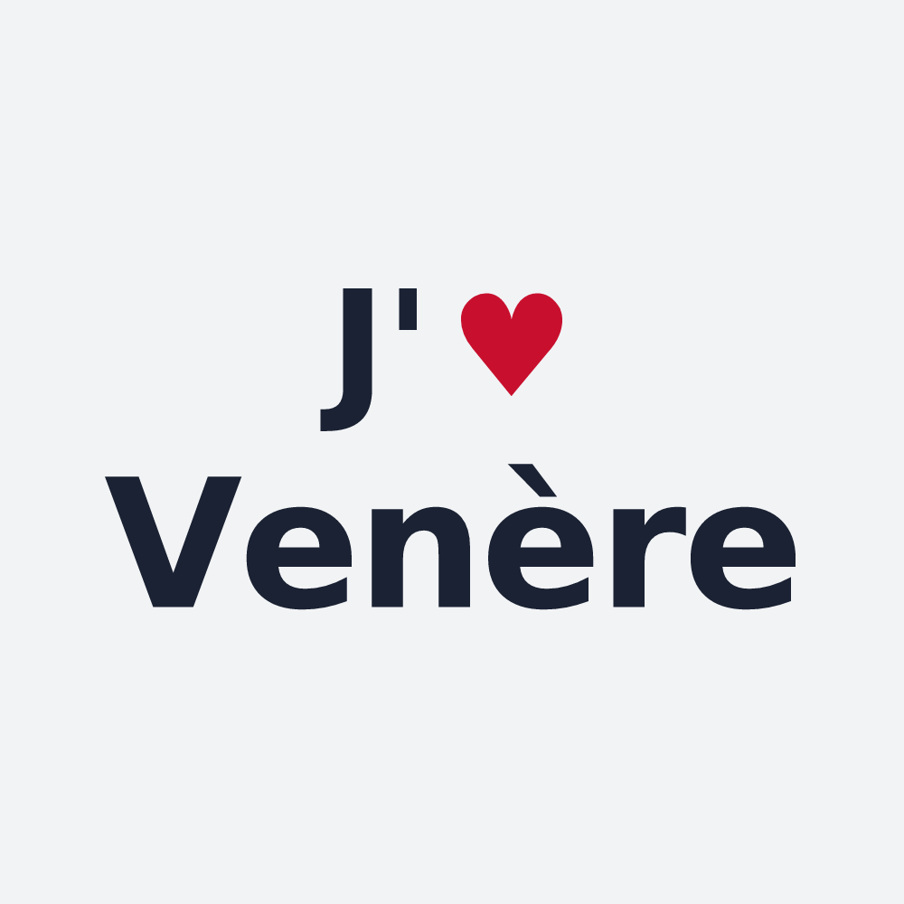 Poster personnalisé Venère — design J'aime Venère