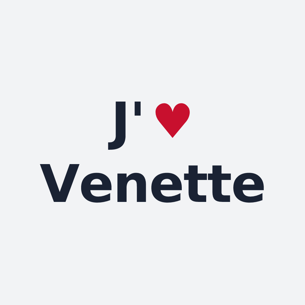 Poster personnalisé Venette — design J'aime Venette