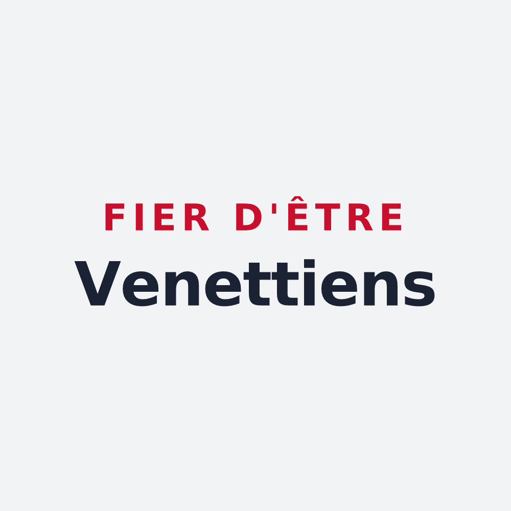 Poster « Fier d'être Venettiens » — design pour Venette