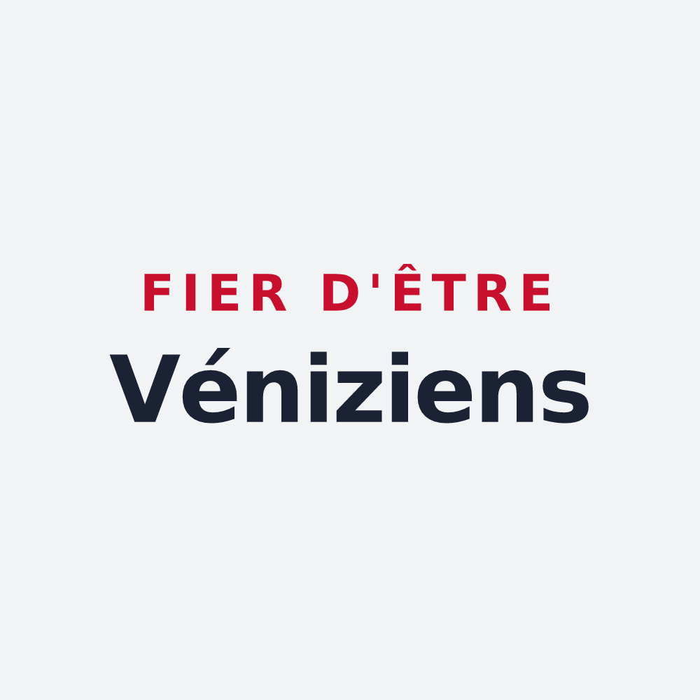 Poster « Fier d'être Véniziens » — design pour Venise