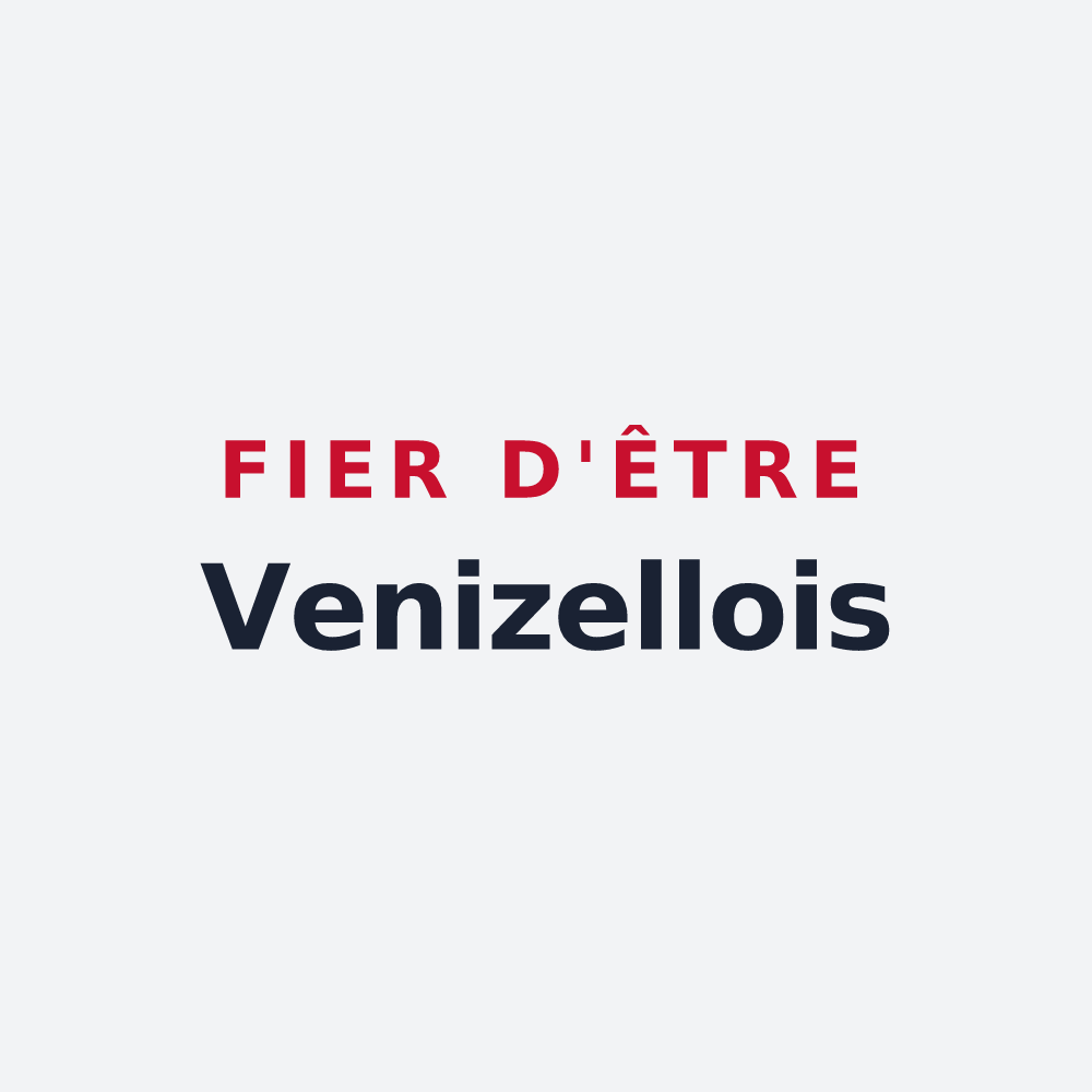 Poster « Fier d'être Venizellois » — design pour Venizel