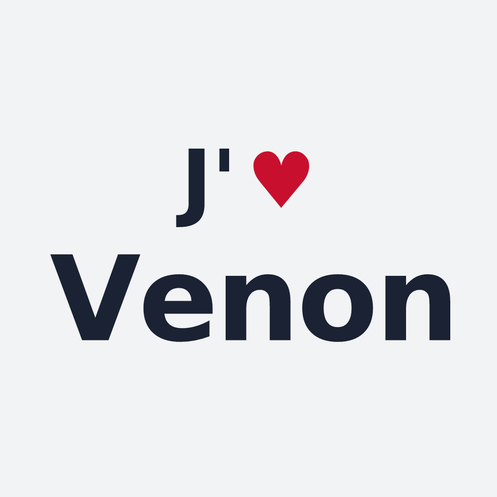 Poster personnalisé Venon — design J'aime Venon