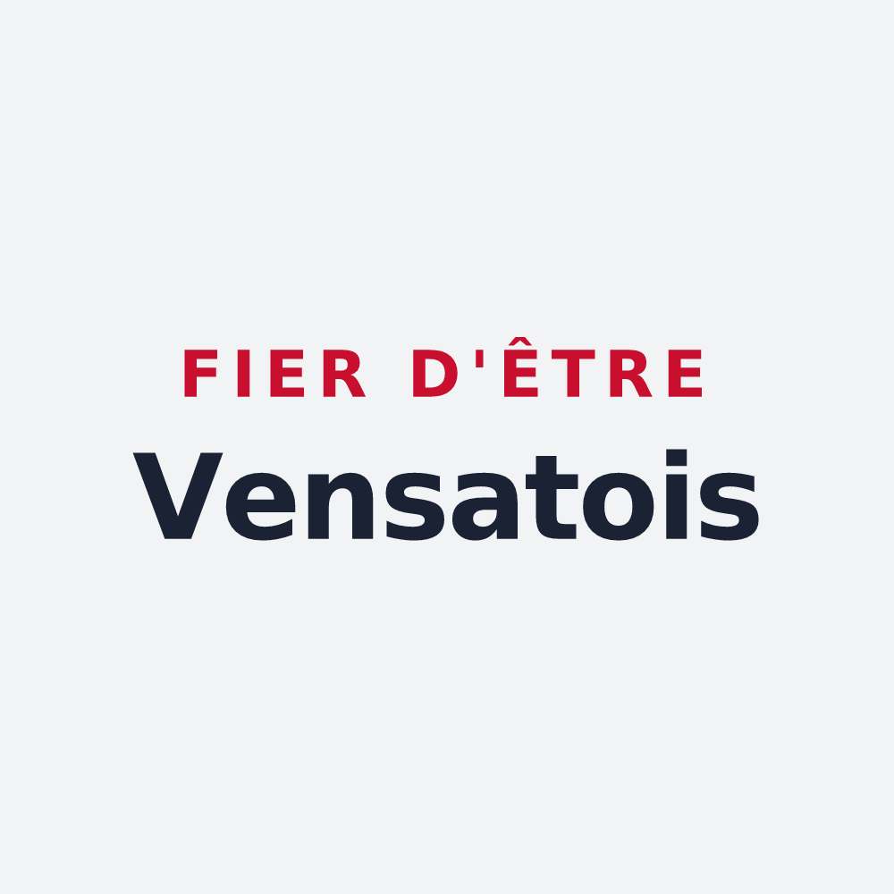 Poster « Fier d'être Vensatois » — design pour Vensat