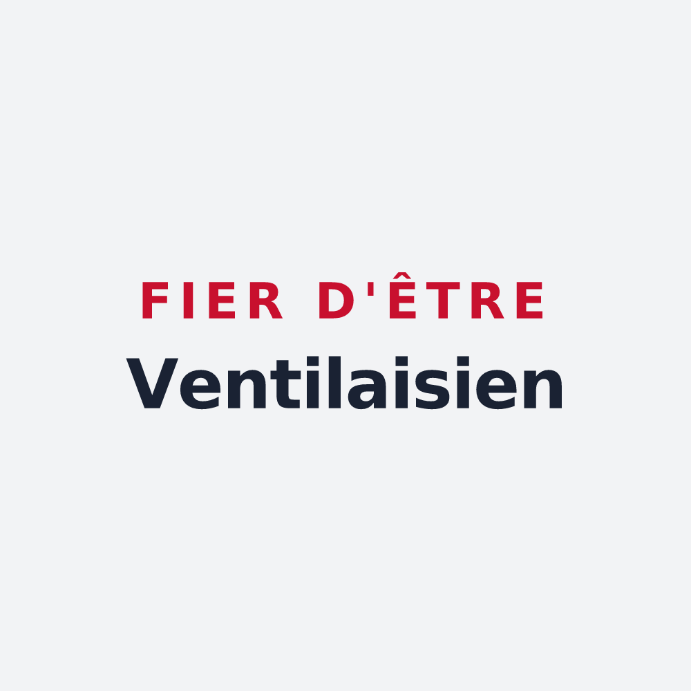 Poster « Fier d'être Ventilaisien » — design pour Ventelay