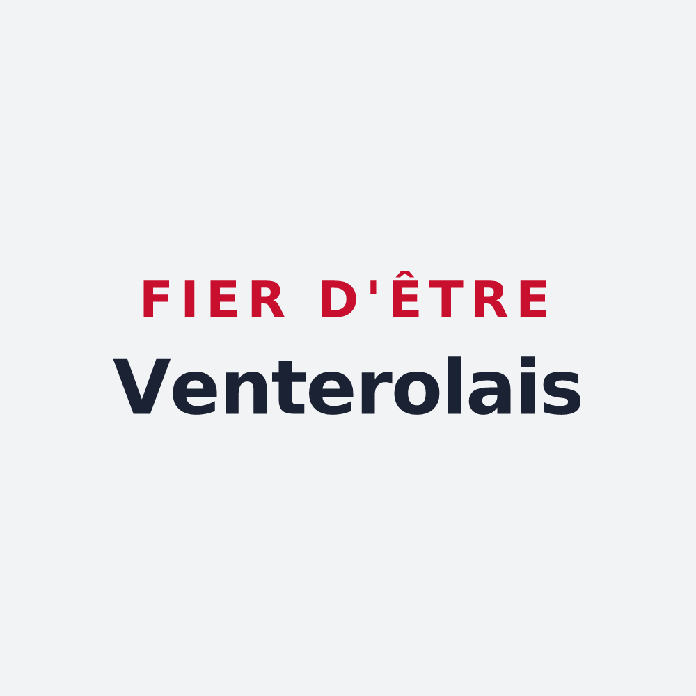 Poster « Fier d'être Venterolais » — design pour Venterol