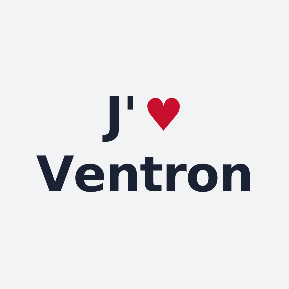 Poster personnalisé Ventron — design J'aime Ventron