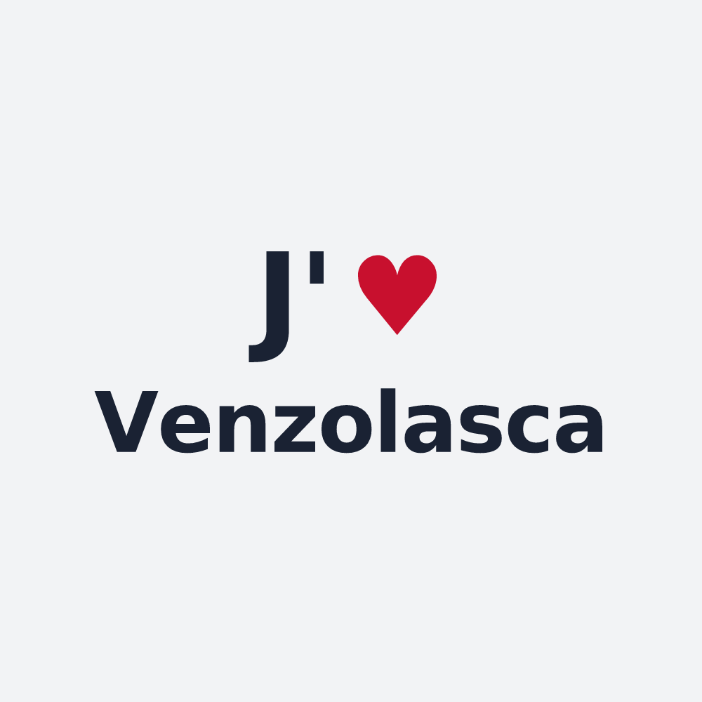 Poster personnalisé Venzolasca — design J'aime Venzolasca