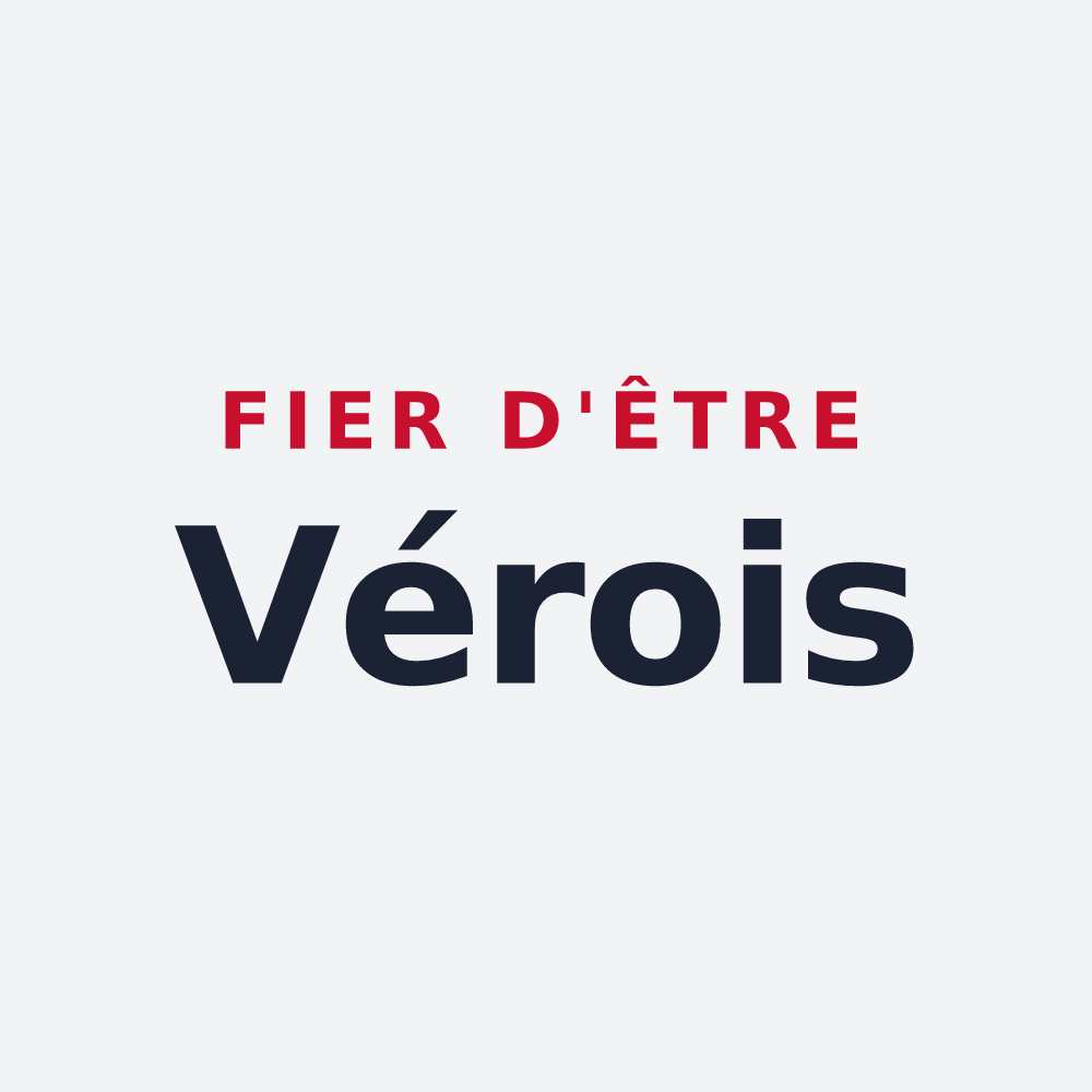 Poster « Fier d'être Vérois » — design pour Ver-sur-Mer