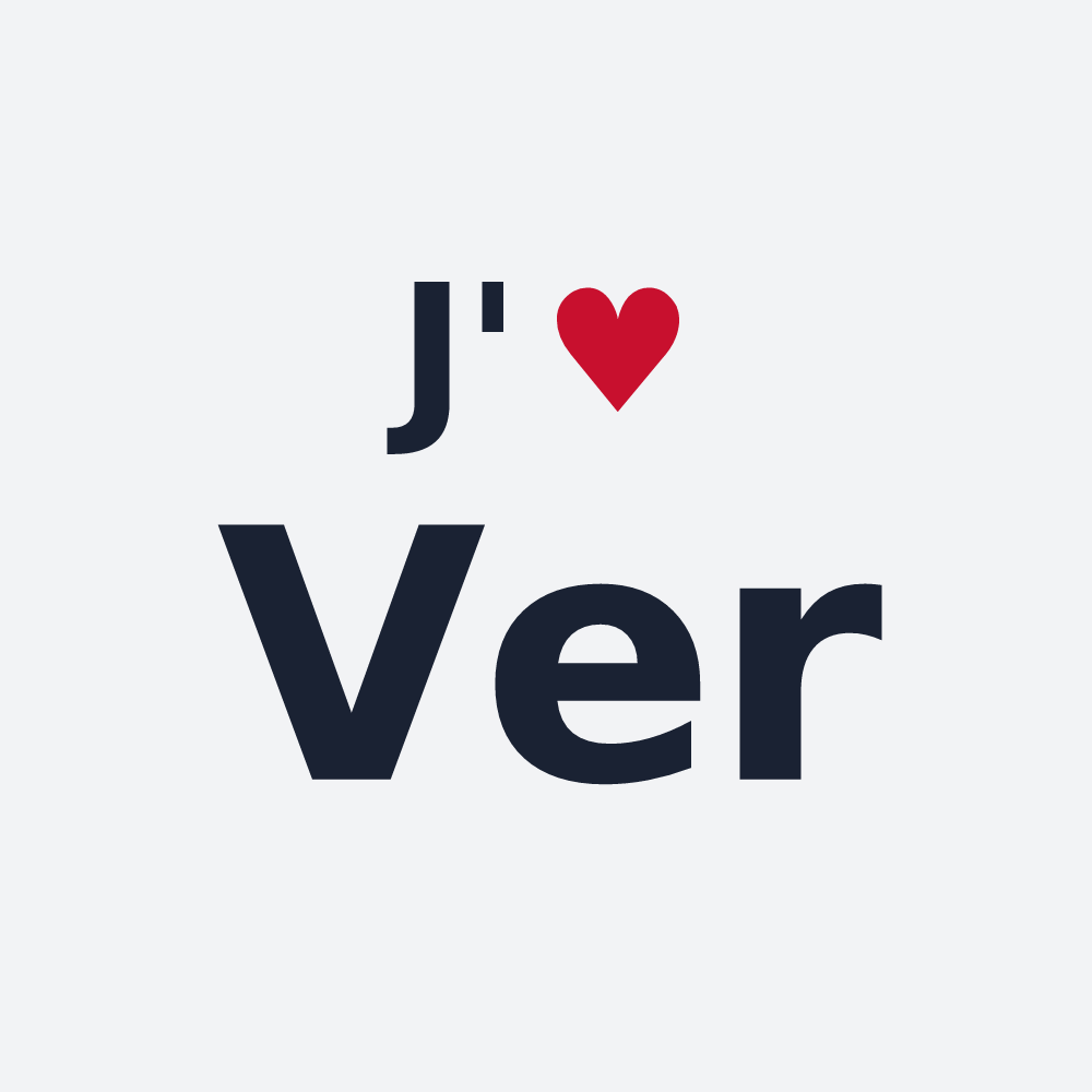 Poster personnalisé Ver — design J'aime Ver