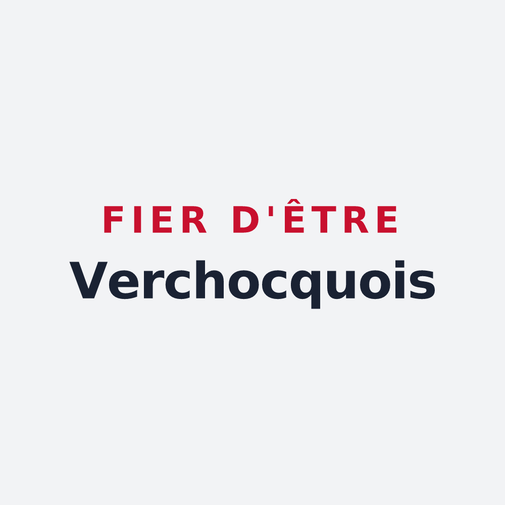 Poster « Fier d'être Verchocquois » — design pour Verchocq