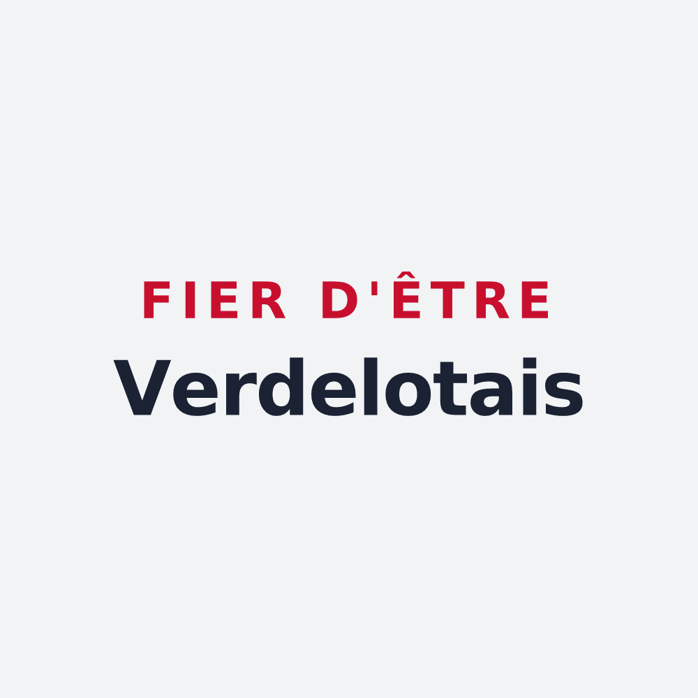 Poster « Fier d'être Verdelotais » — design pour Verdelot