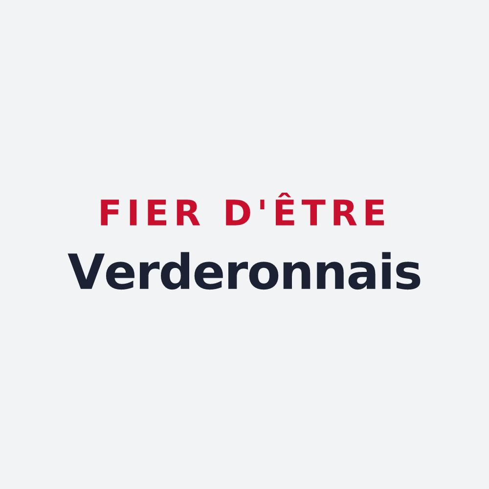Poster « Fier d'être Verderonnais » — design pour Verderonne