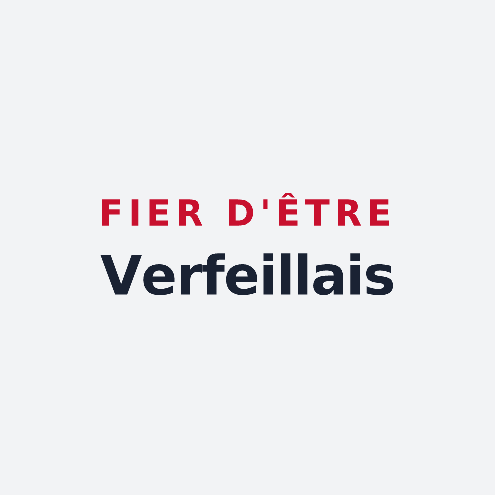 Poster « Fier d'être Verfeillais » — design pour Verfeil