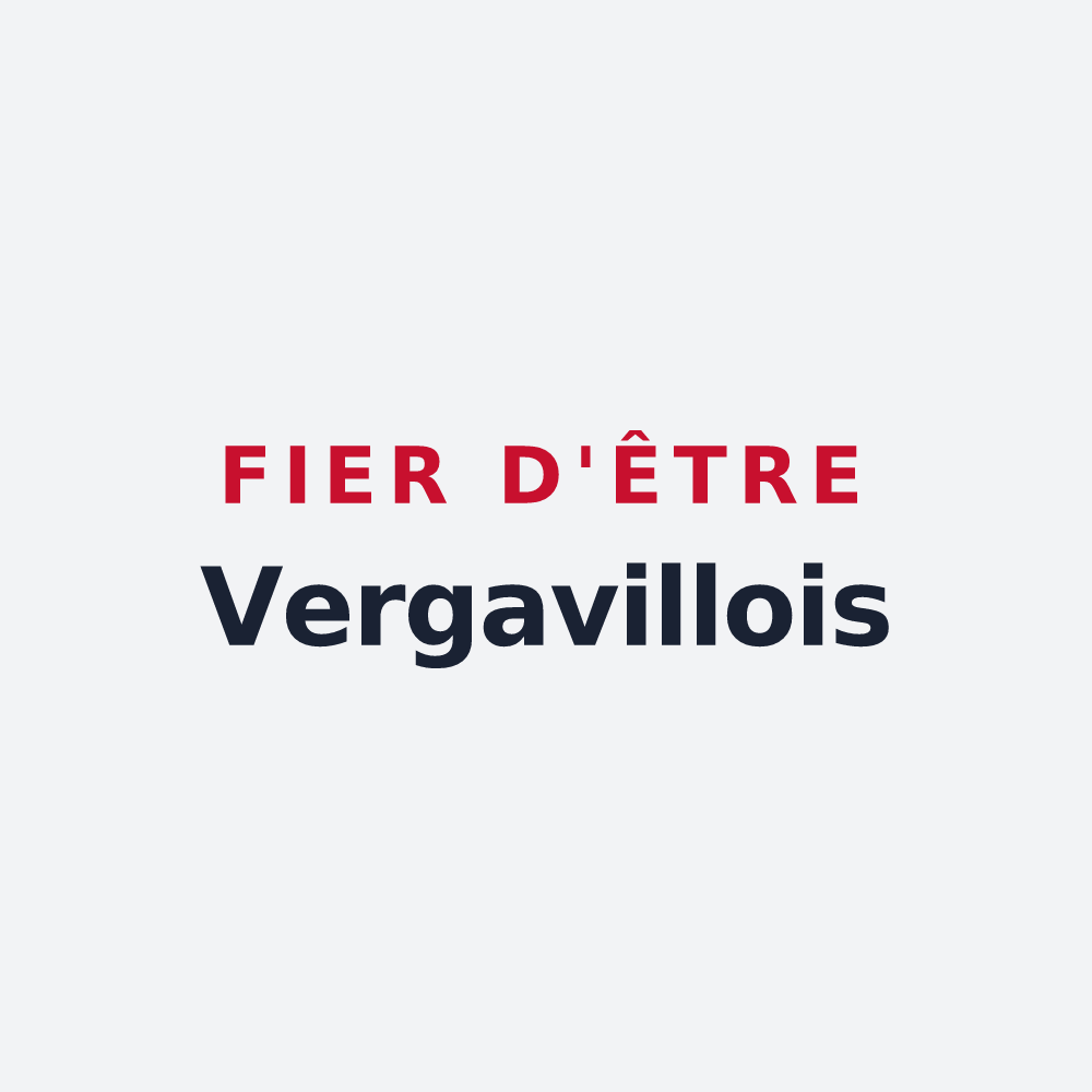 Poster « Fier d'être Vergavillois » — design pour Vergaville