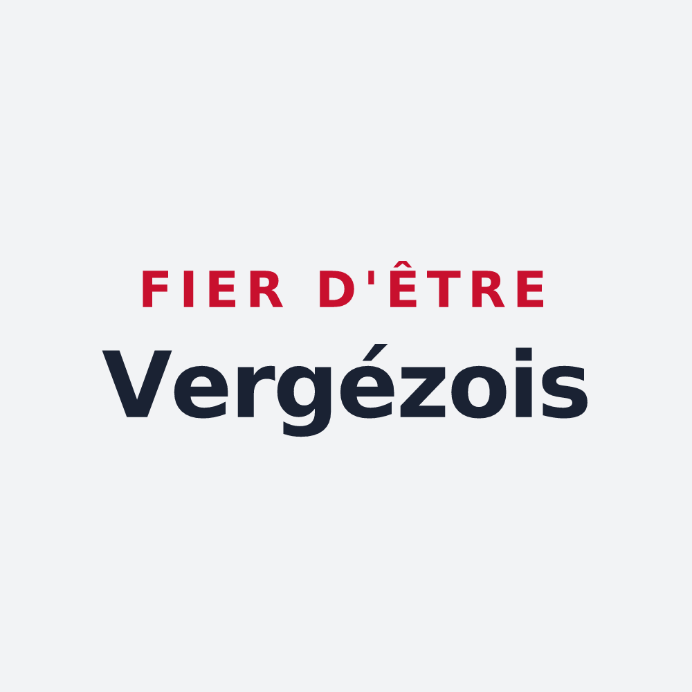 Poster « Fier d'être Vergézois » — design pour Vergèze
