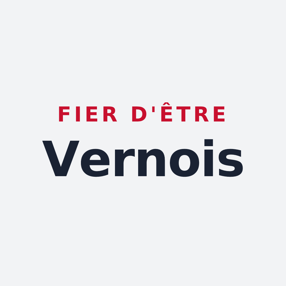Poster « Fier d'être Vernois » — design pour Vergt-de-Biron