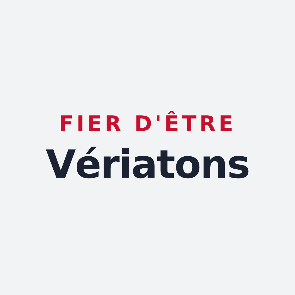 Poster « Fier d'être Vériatons » — design pour Véria