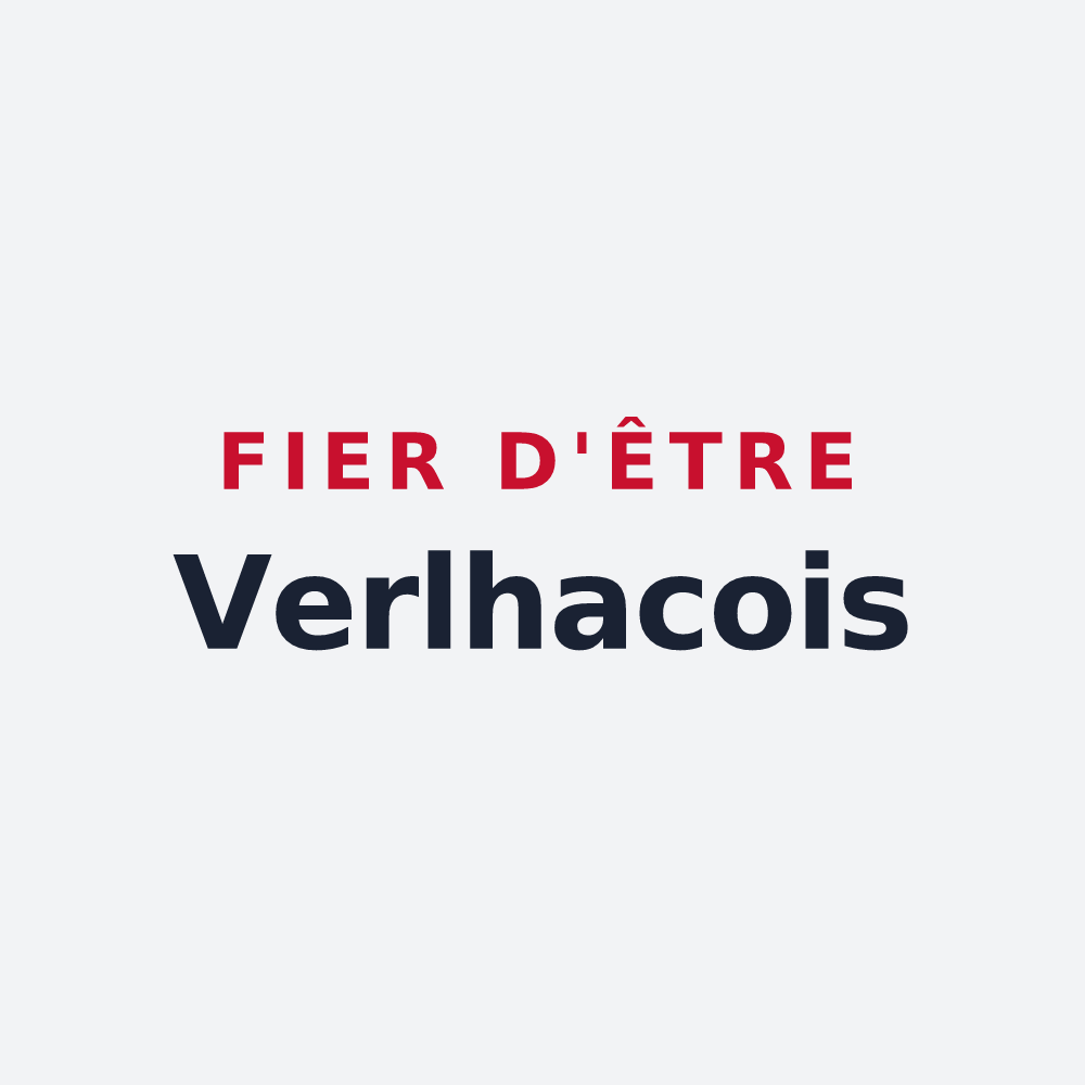 Poster « Fier d'être Verlhacois » — design pour Verlhac-Tescou