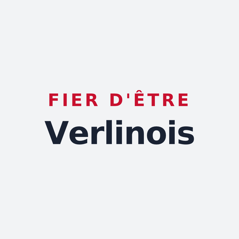 Poster « Fier d'être Verlinois » — design pour Verlin