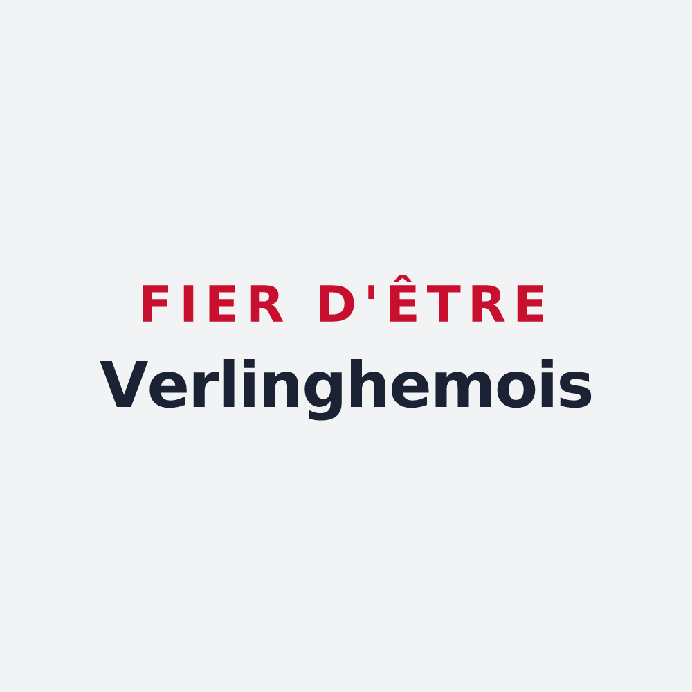 Poster « Fier d'être Verlinghemois » — design pour Verlinghem