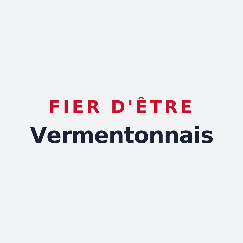 Poster « Fier d'être Vermentonnais » — design pour Vermenton