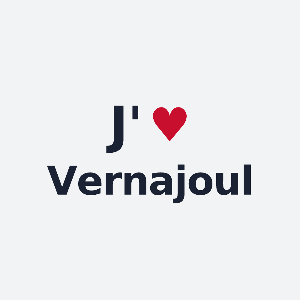 Poster personnalisé Vernajoul — design J'aime Vernajoul