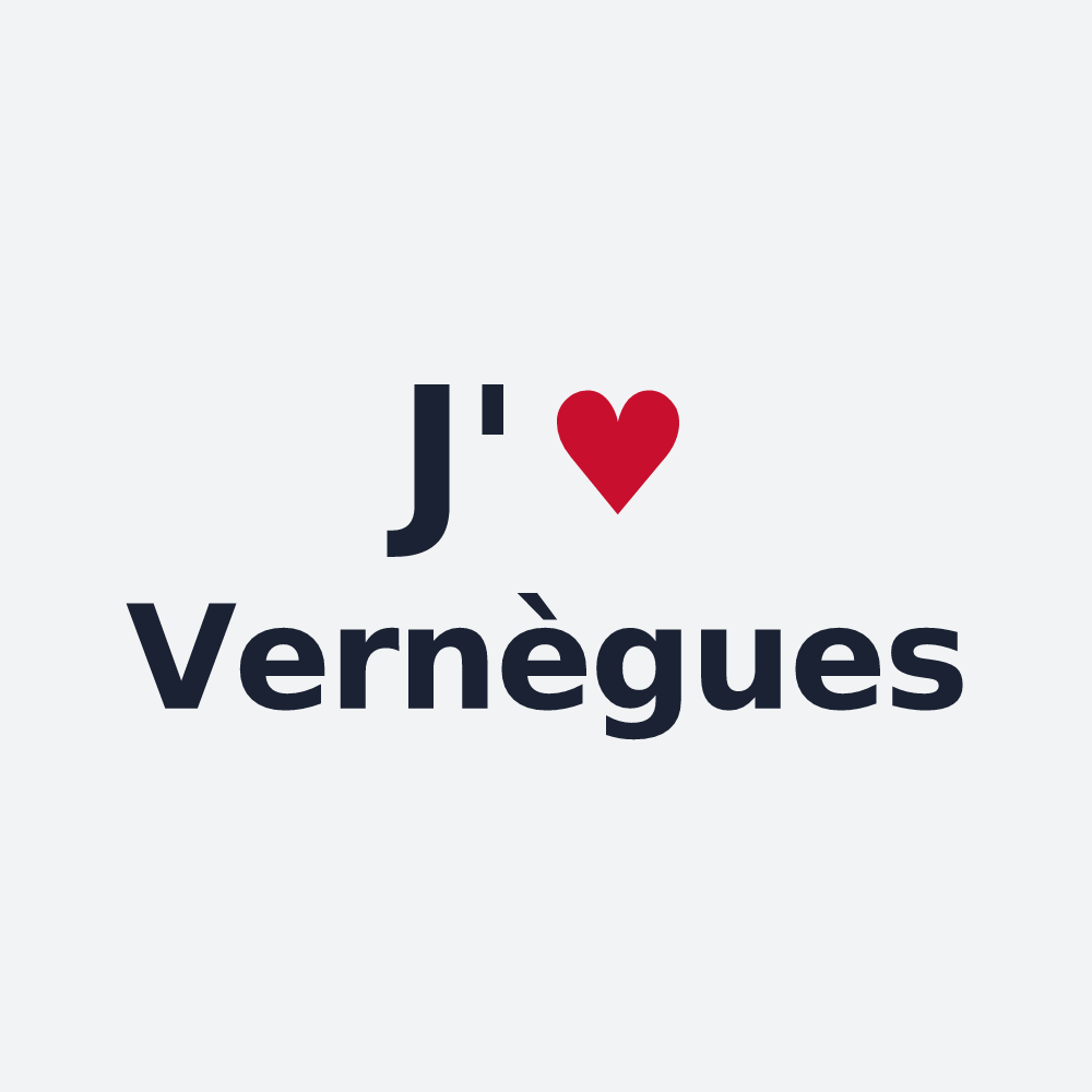 Poster personnalisé Vernègues — design J'aime Vernègues