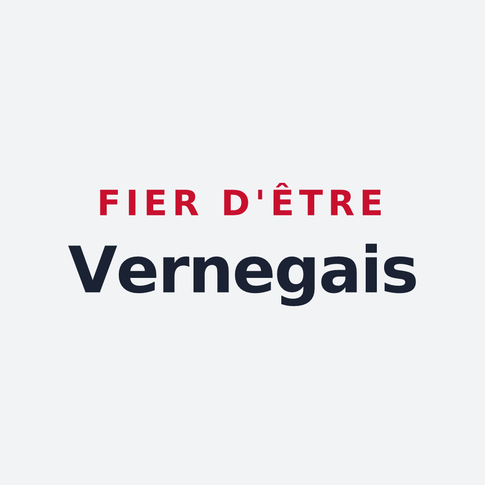 Poster « Fier d'être Vernegais » — design pour Vernègues