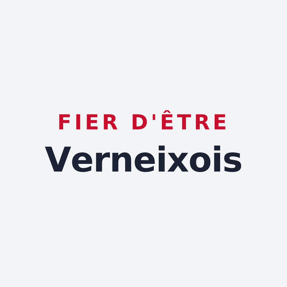 Poster « Fier d'être Verneixois » — design pour Verneix