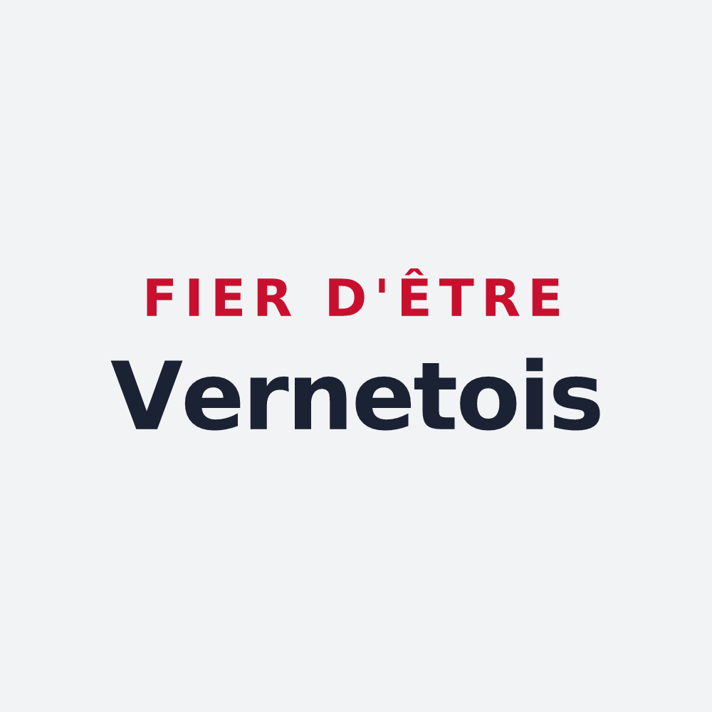 Poster « Fier d'être Vernetois » — design pour Vernet-les-Bains